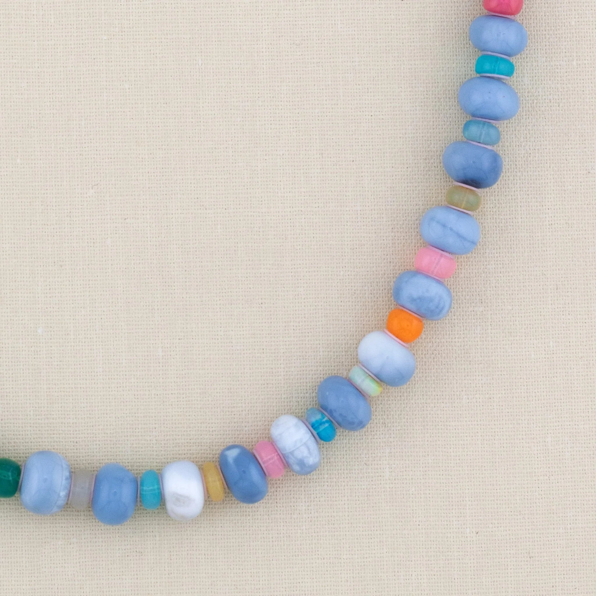 Oregon Blue Opal &  African Opal Beaded Necklace