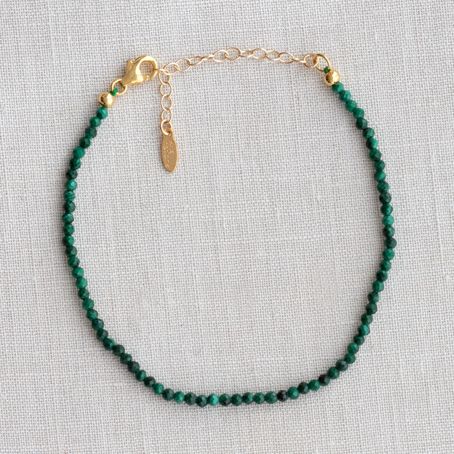 Petite Gemstone Beaded Bracelet