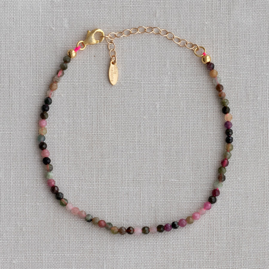 Petite Gemstone Beaded Bracelet