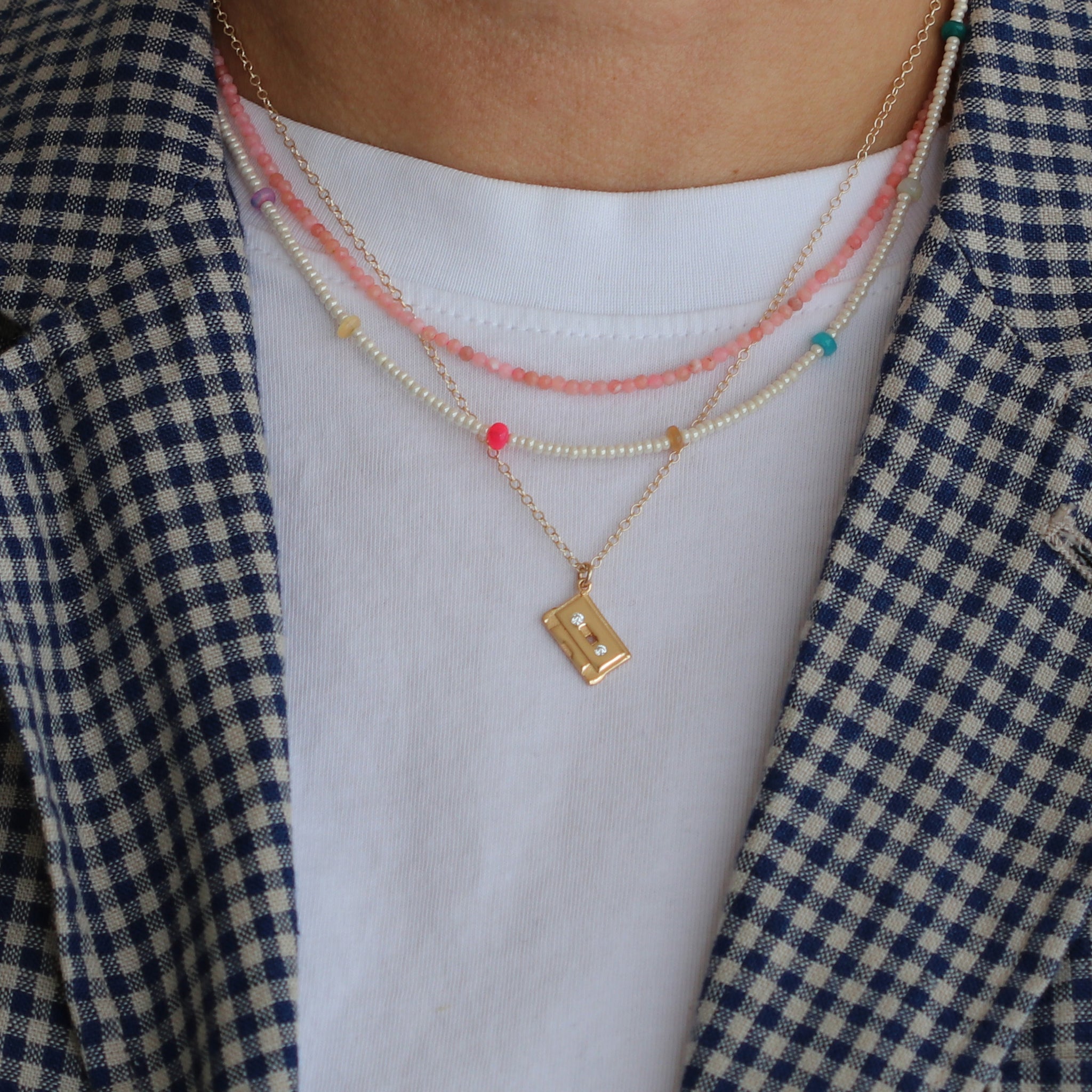 The B-Side Cassette Necklace