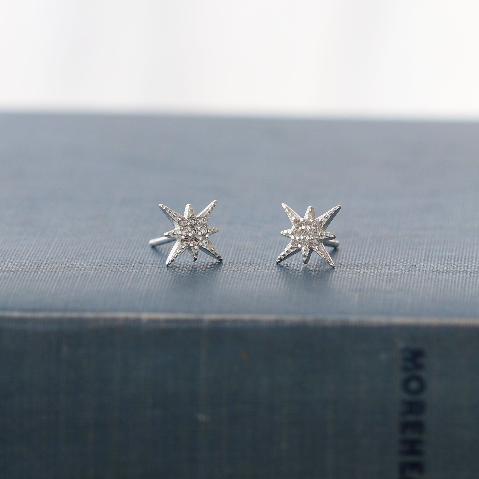 Starburst Crystal Stud Earrings