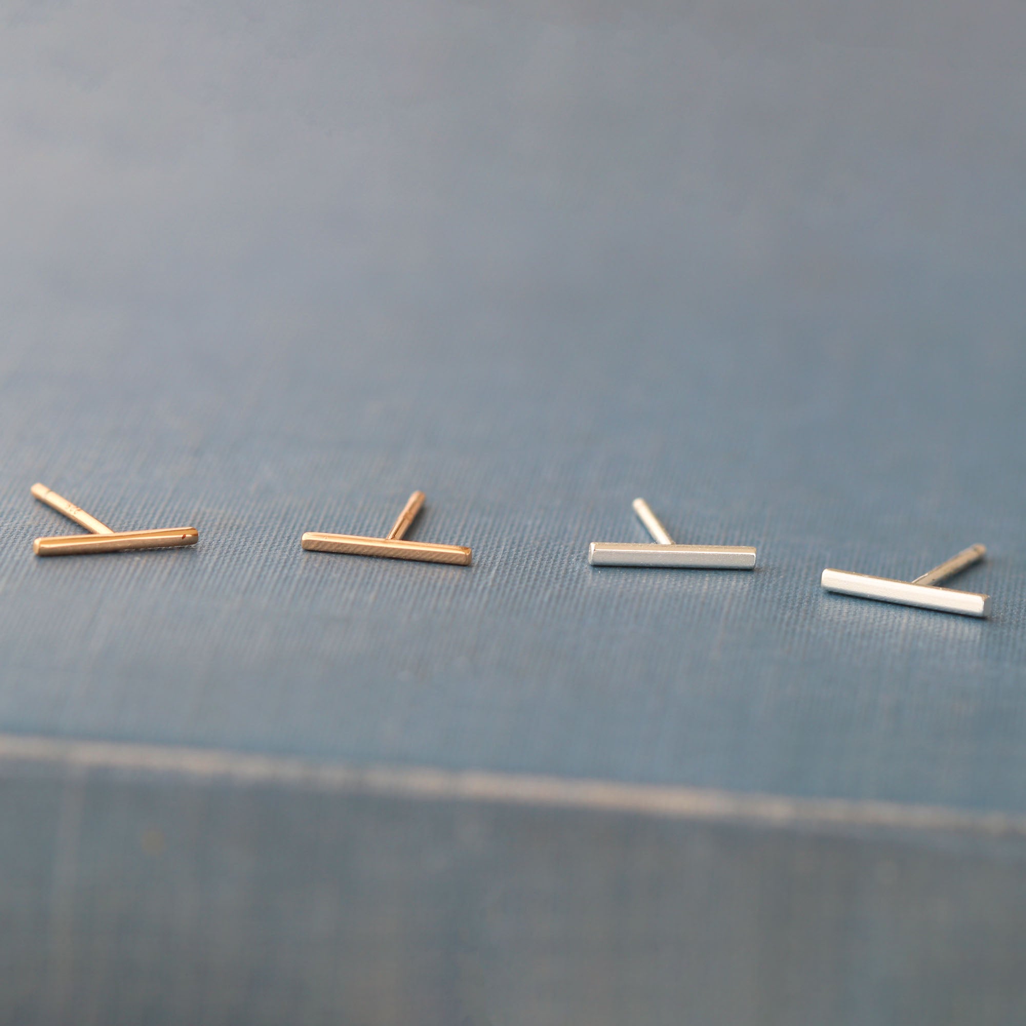 Bar Dash Stud Earrings