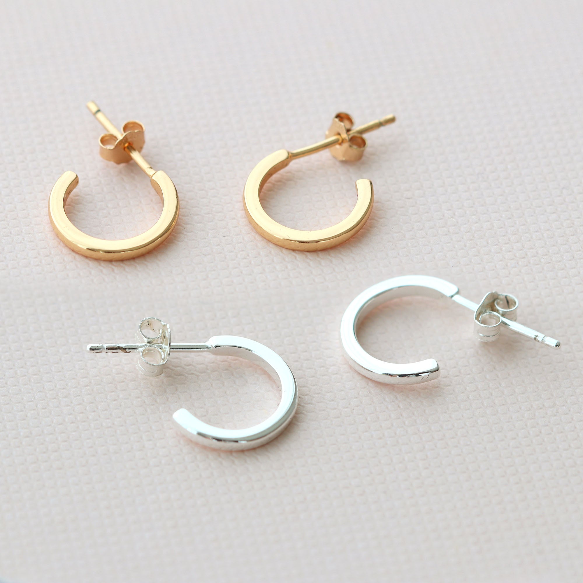 Classic Huggie Hoop Earrings