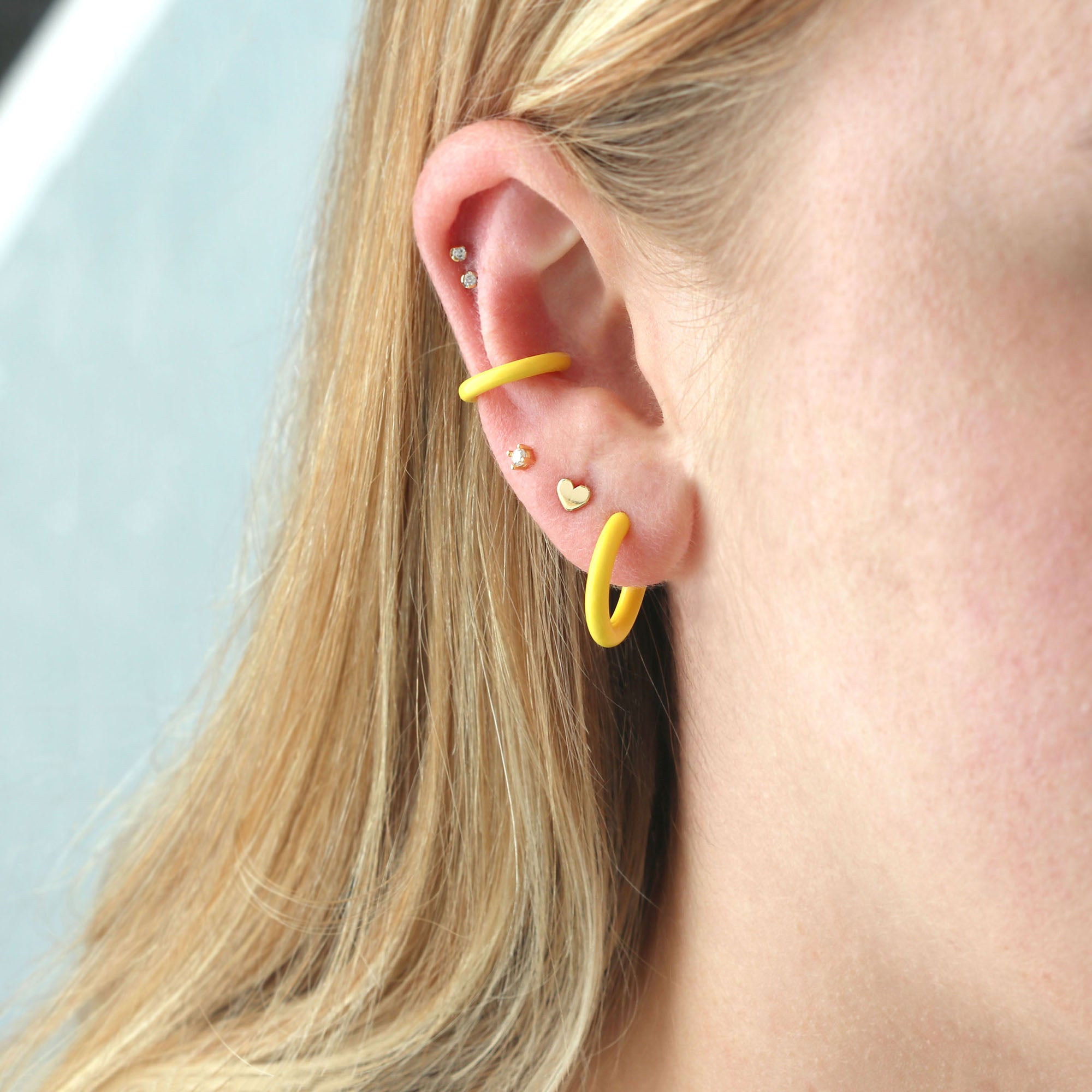 Palette Enamel Ear Cuffs - Fall Colors