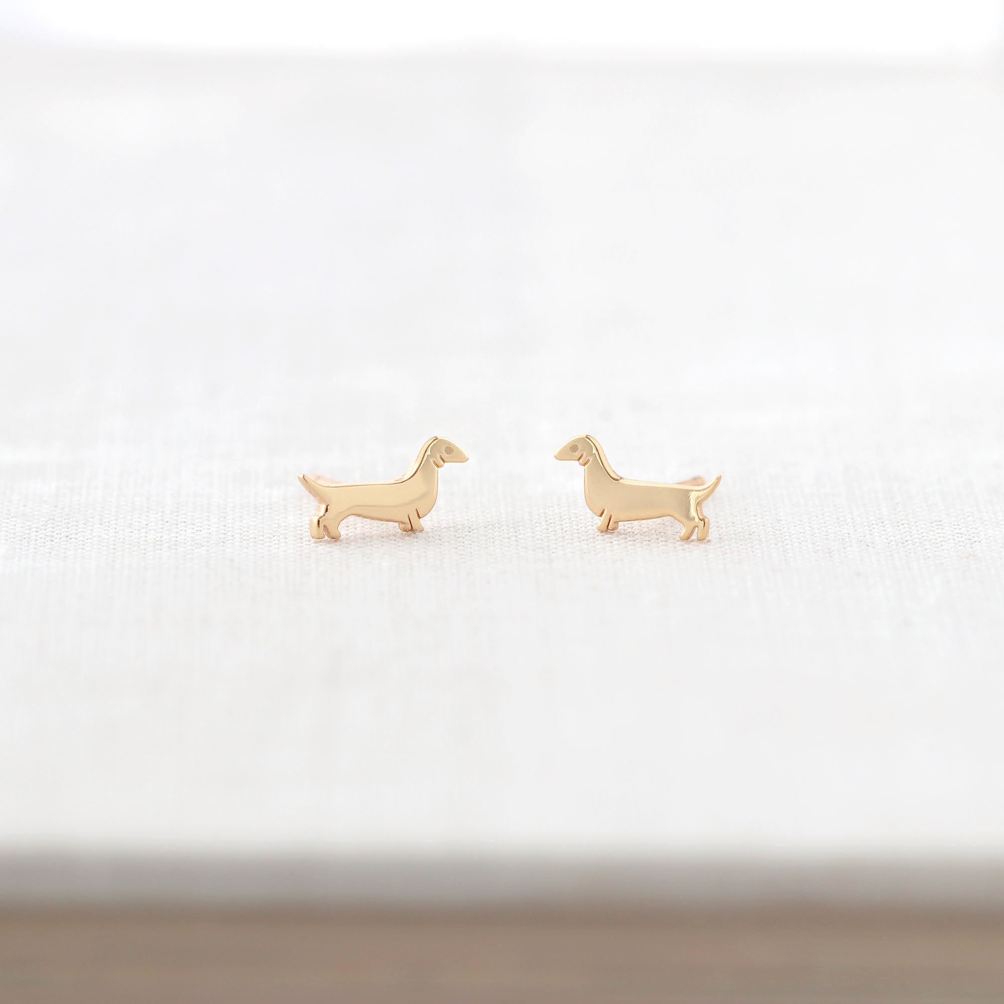 Weiner Dog Stud Earrings