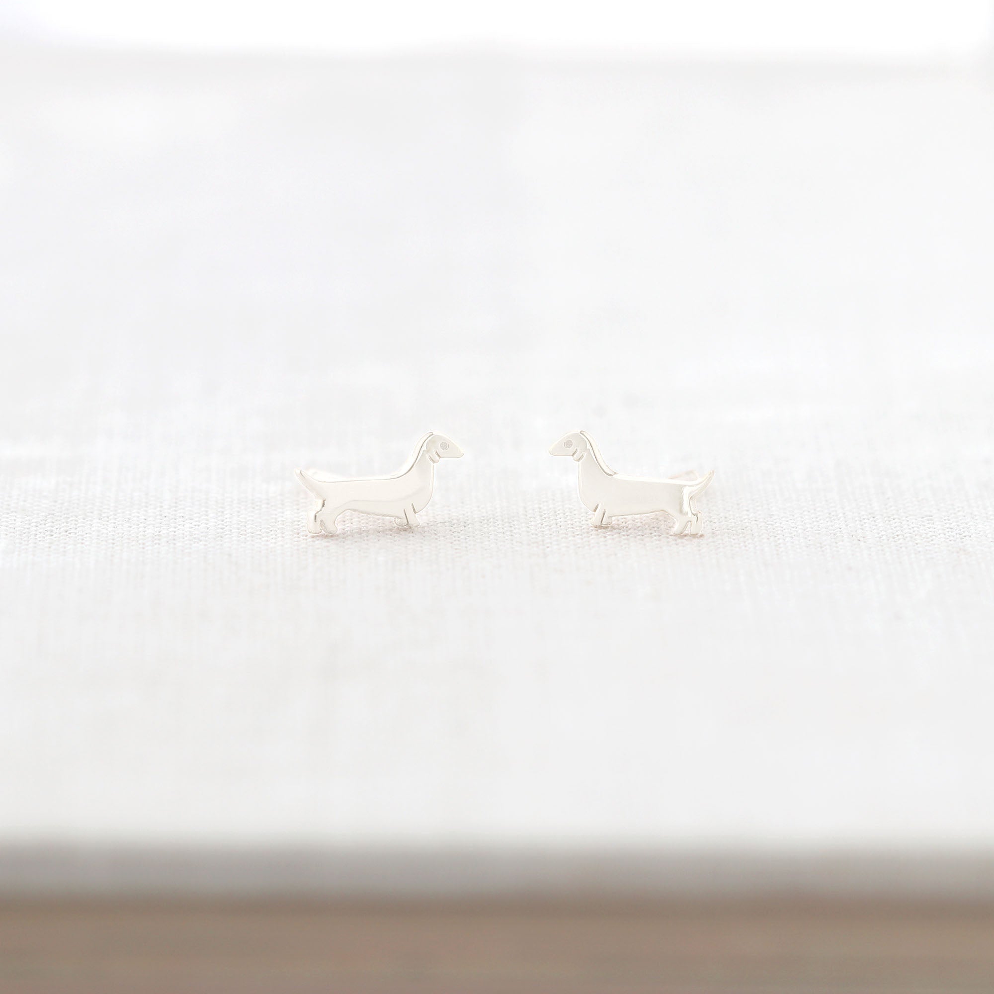 Weiner Dog Stud Earrings