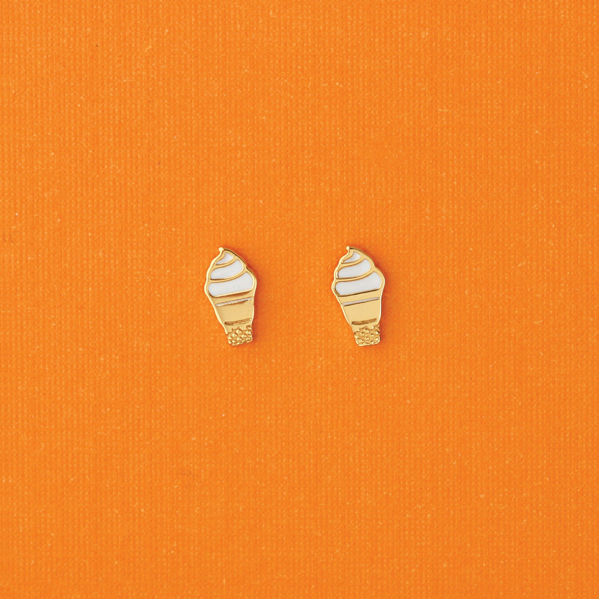 Ice Cream Enamel Stud Earrings