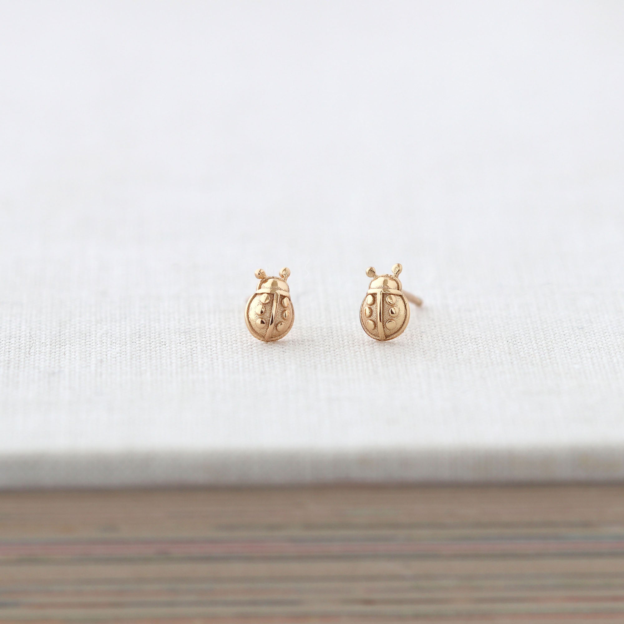 Ladybug Stud Earrings