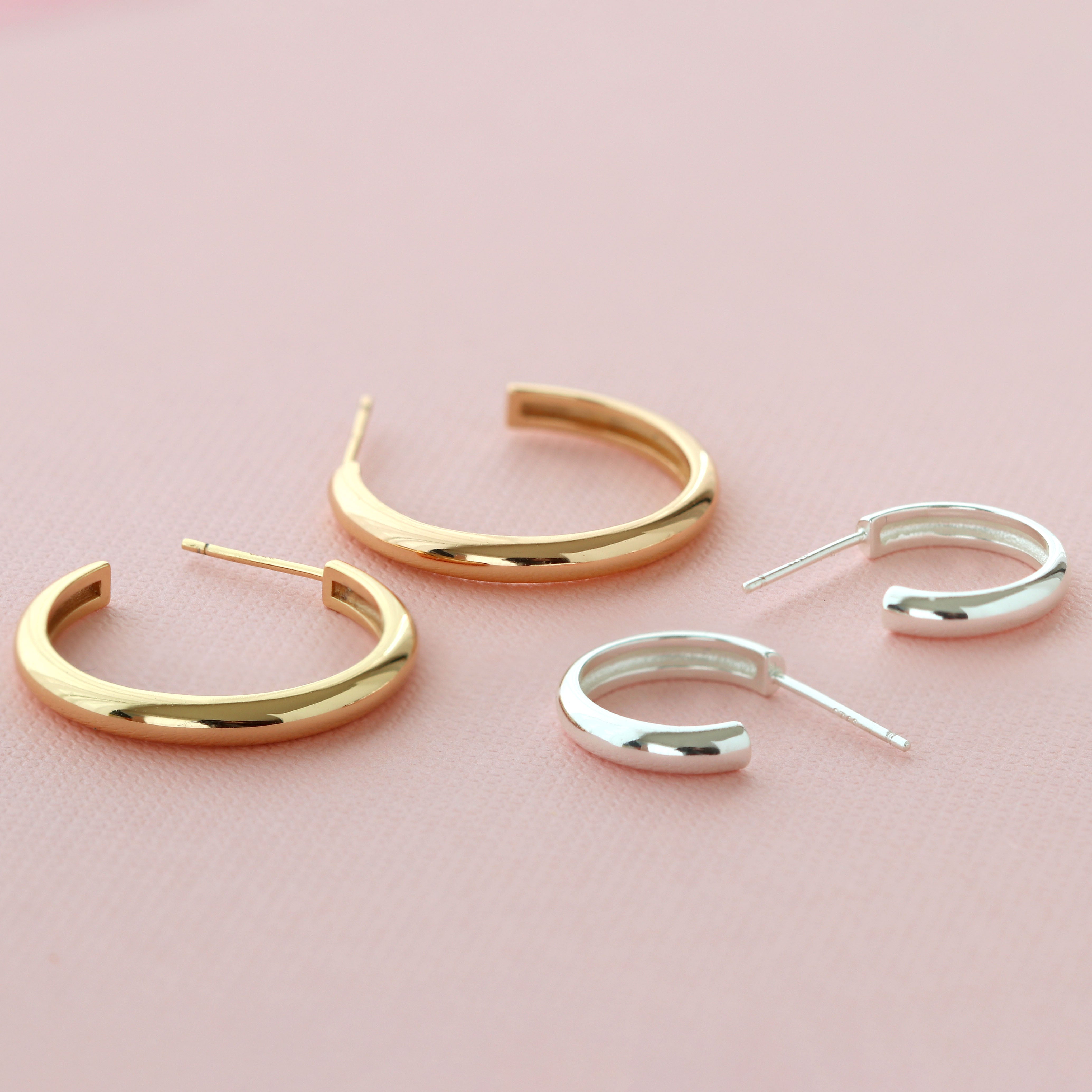 Hollow Hoop Earrings