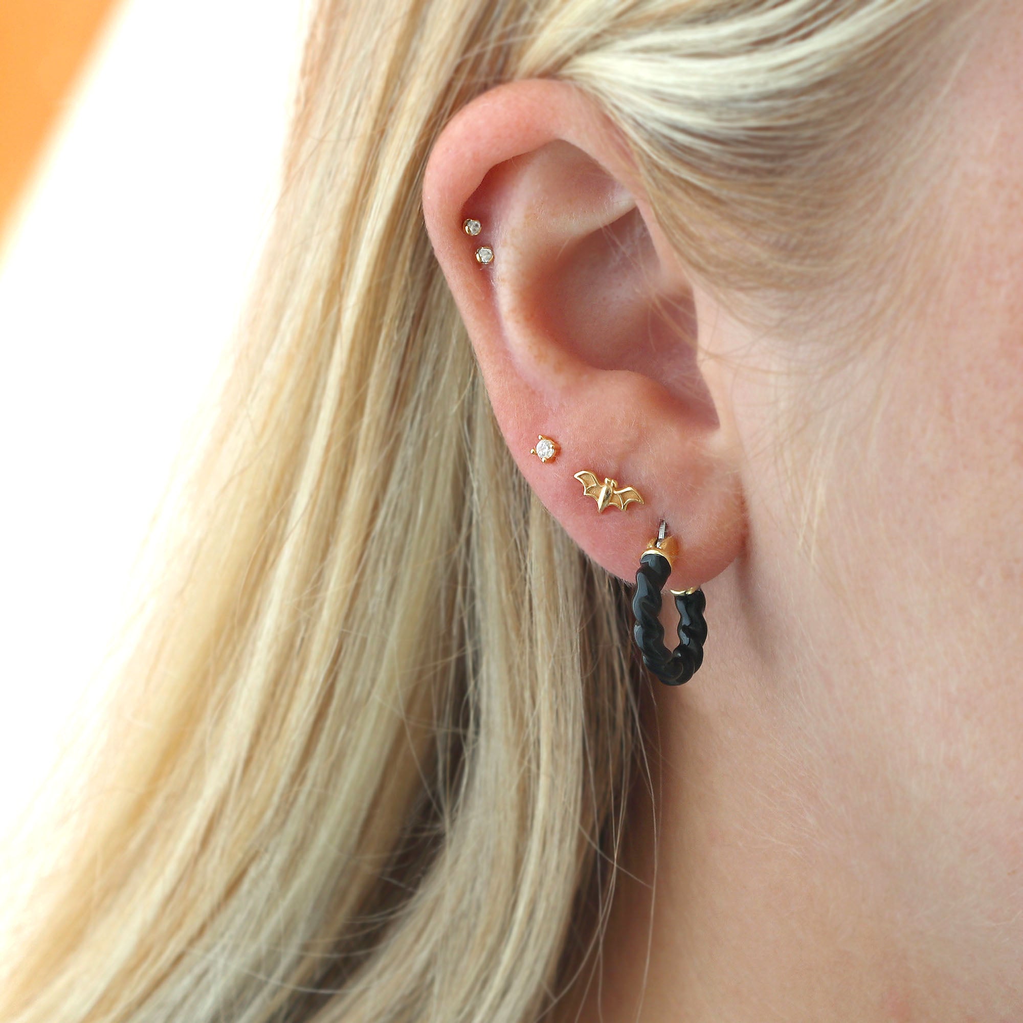 Bat Stud Earrings