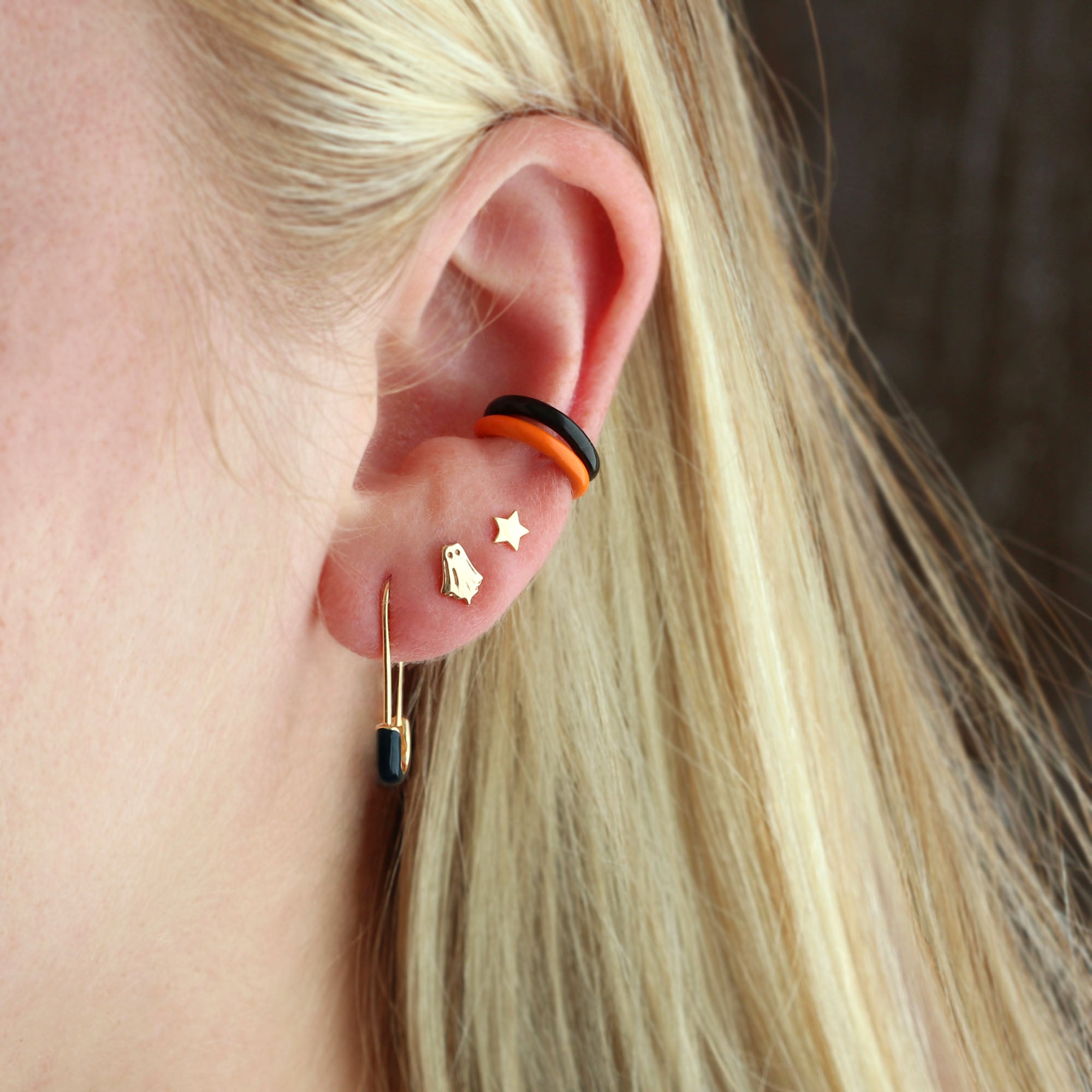 Ghost Stud Earrings