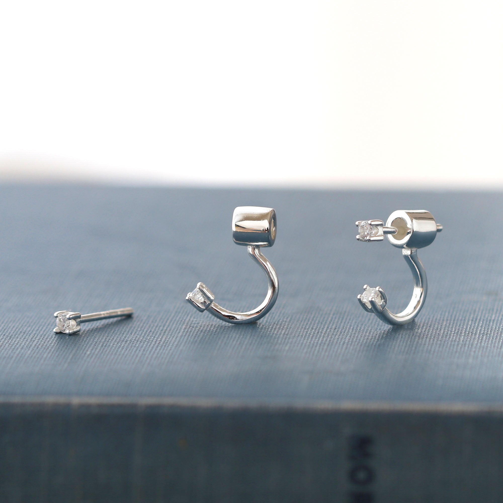 Petite Crystal Arc Earring Jackets