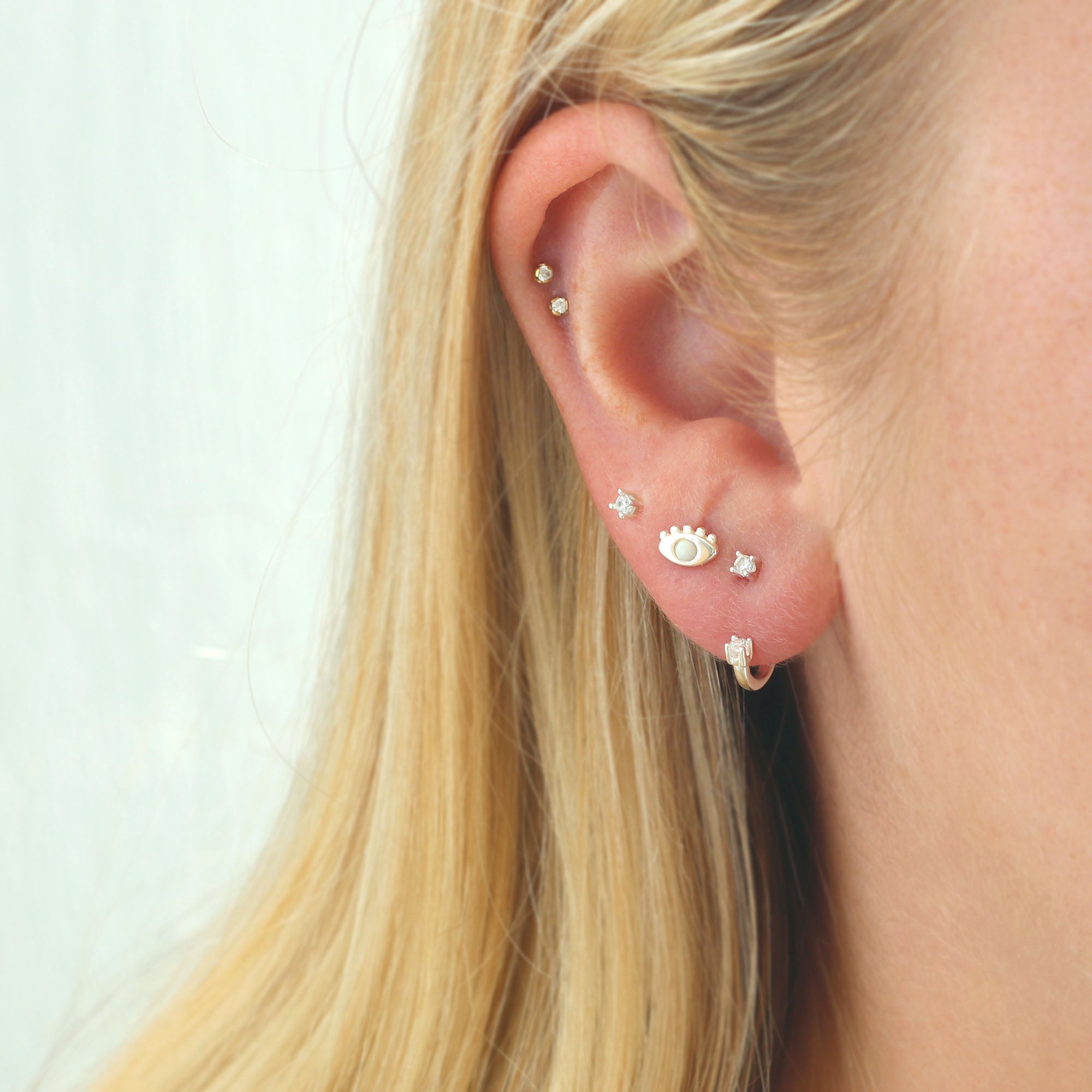 Petite Crystal Arc Earring Jackets