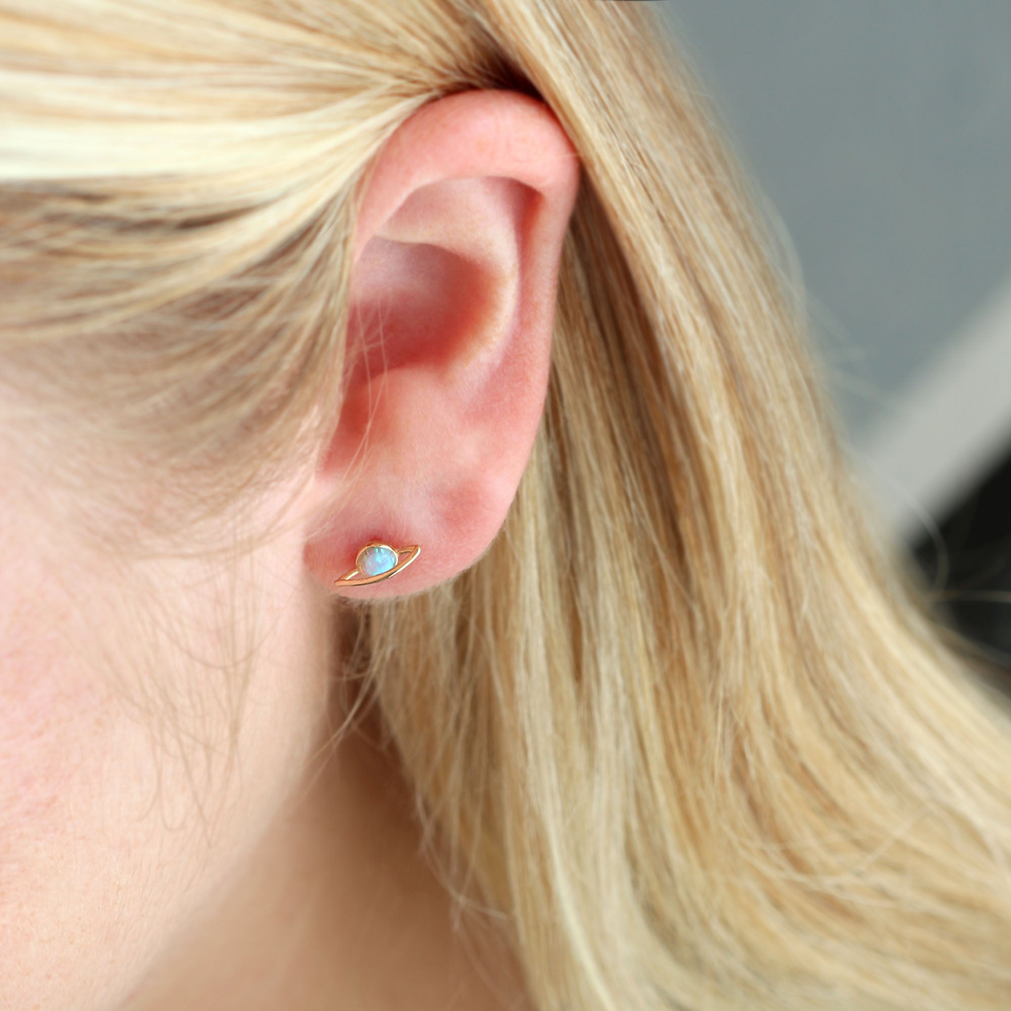 Saturn Stud Earrings