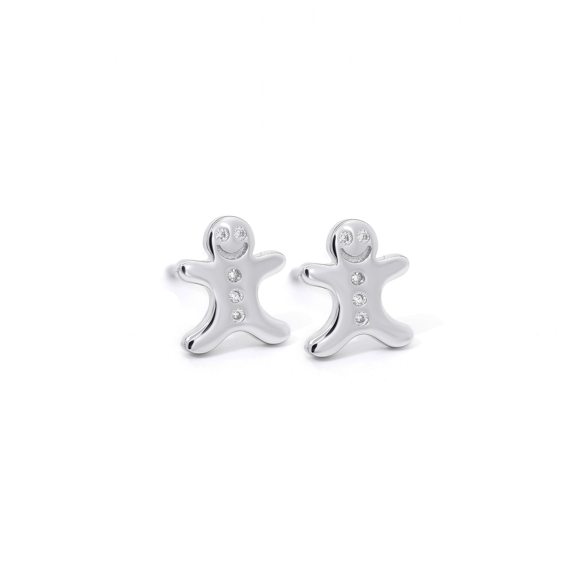 Gingerbread Man Stud Earrings