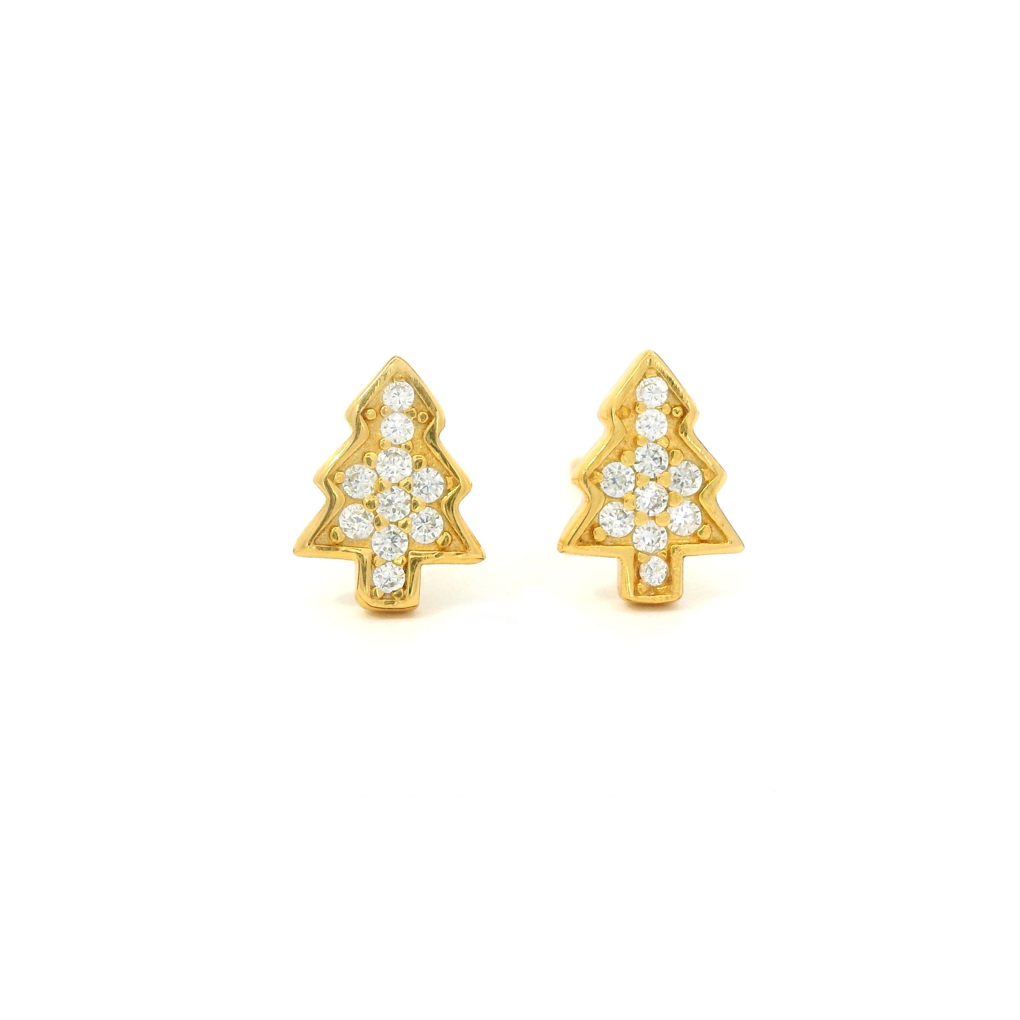Christmas Tree Stud Earrings