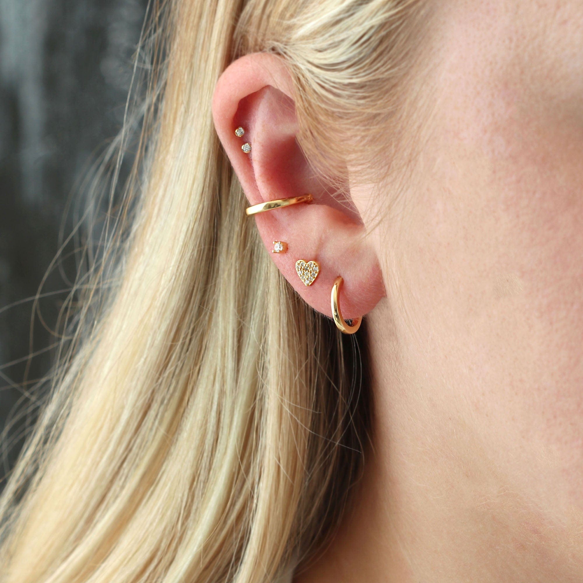 Classic Huggie Hoop Earrings