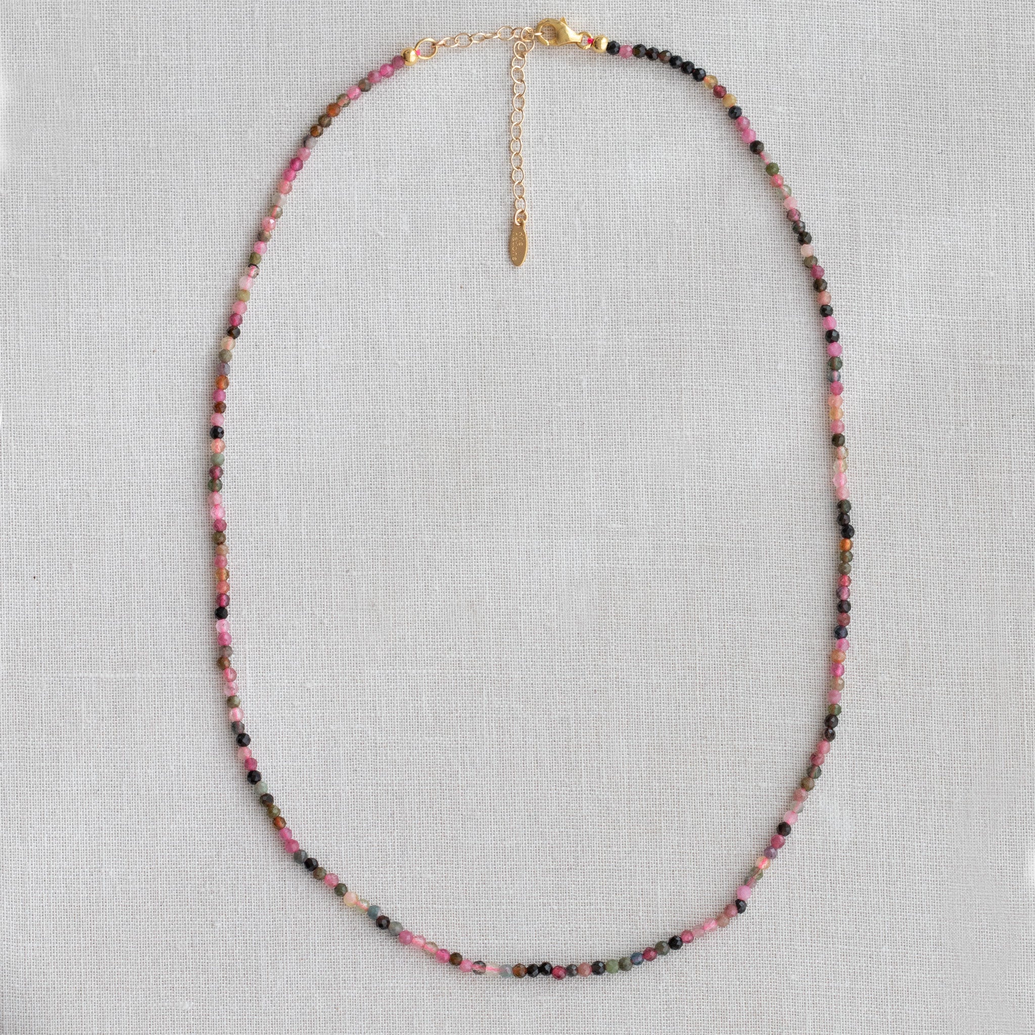 Petite Gemstone Beaded Necklace