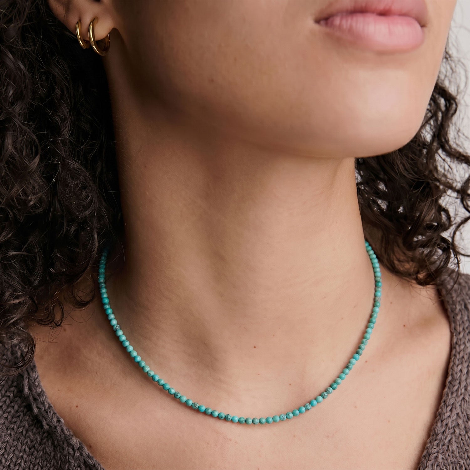 Petite Gemstone Beaded Necklace