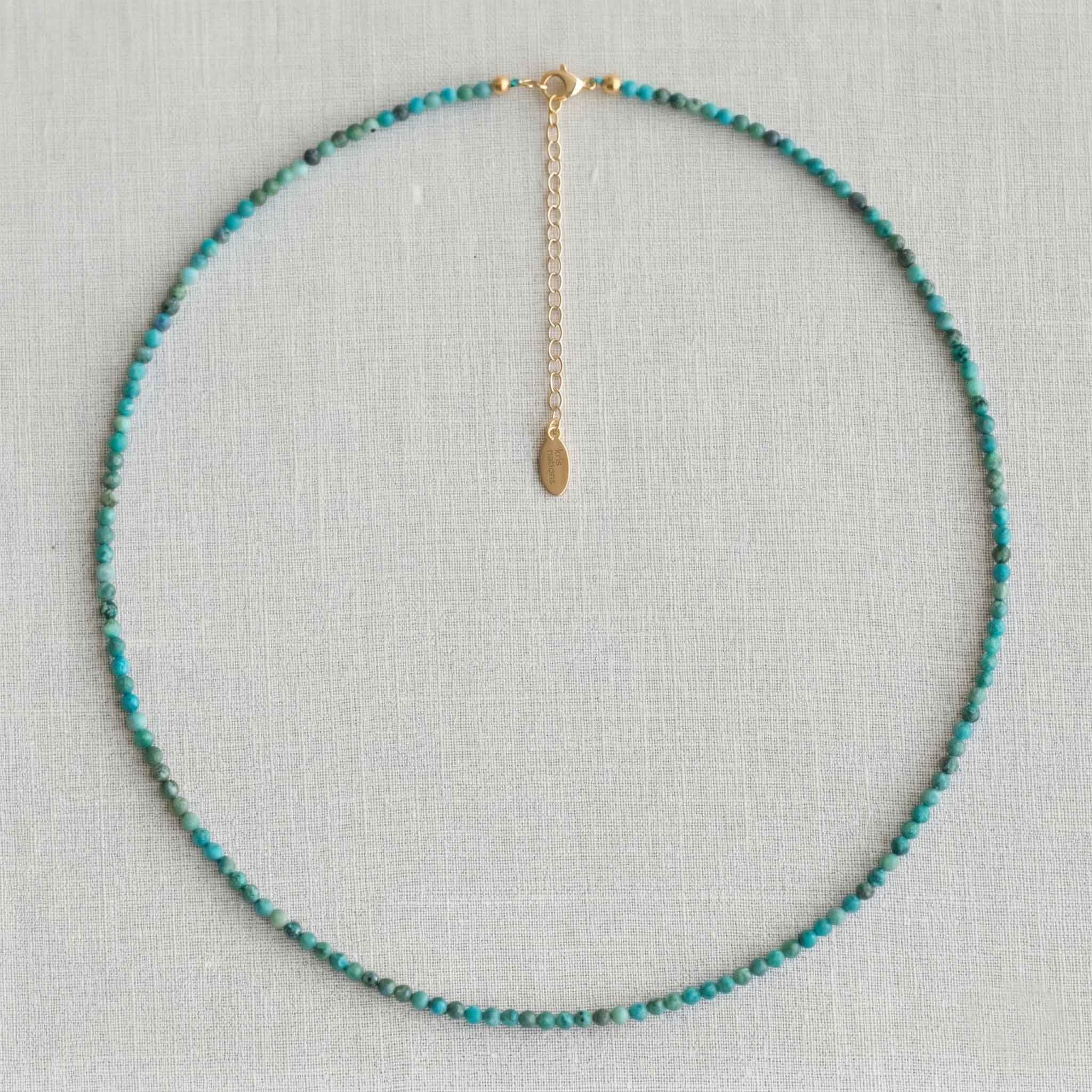 Petite Gemstone Beaded Necklace