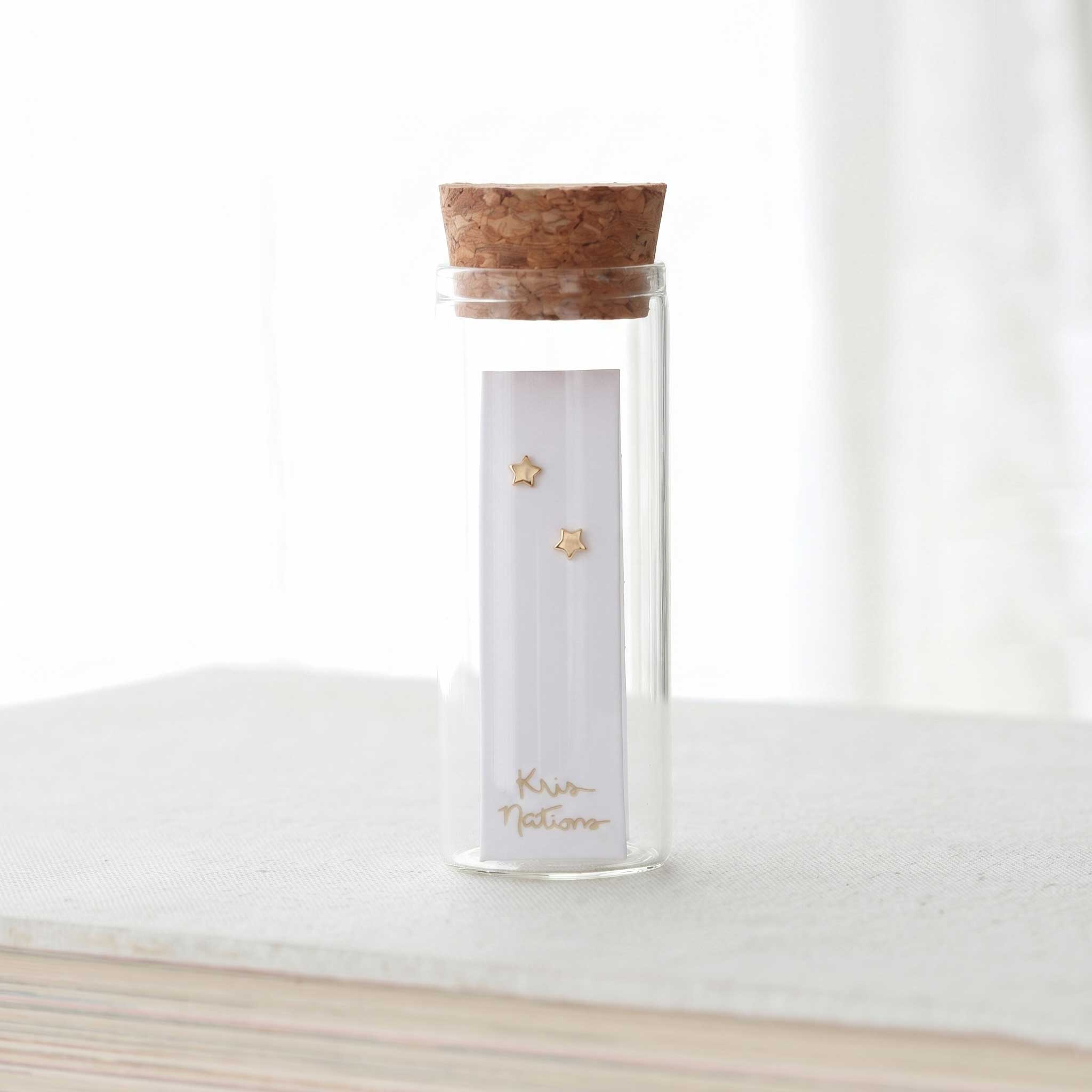 Tiny Star Stud Earrings