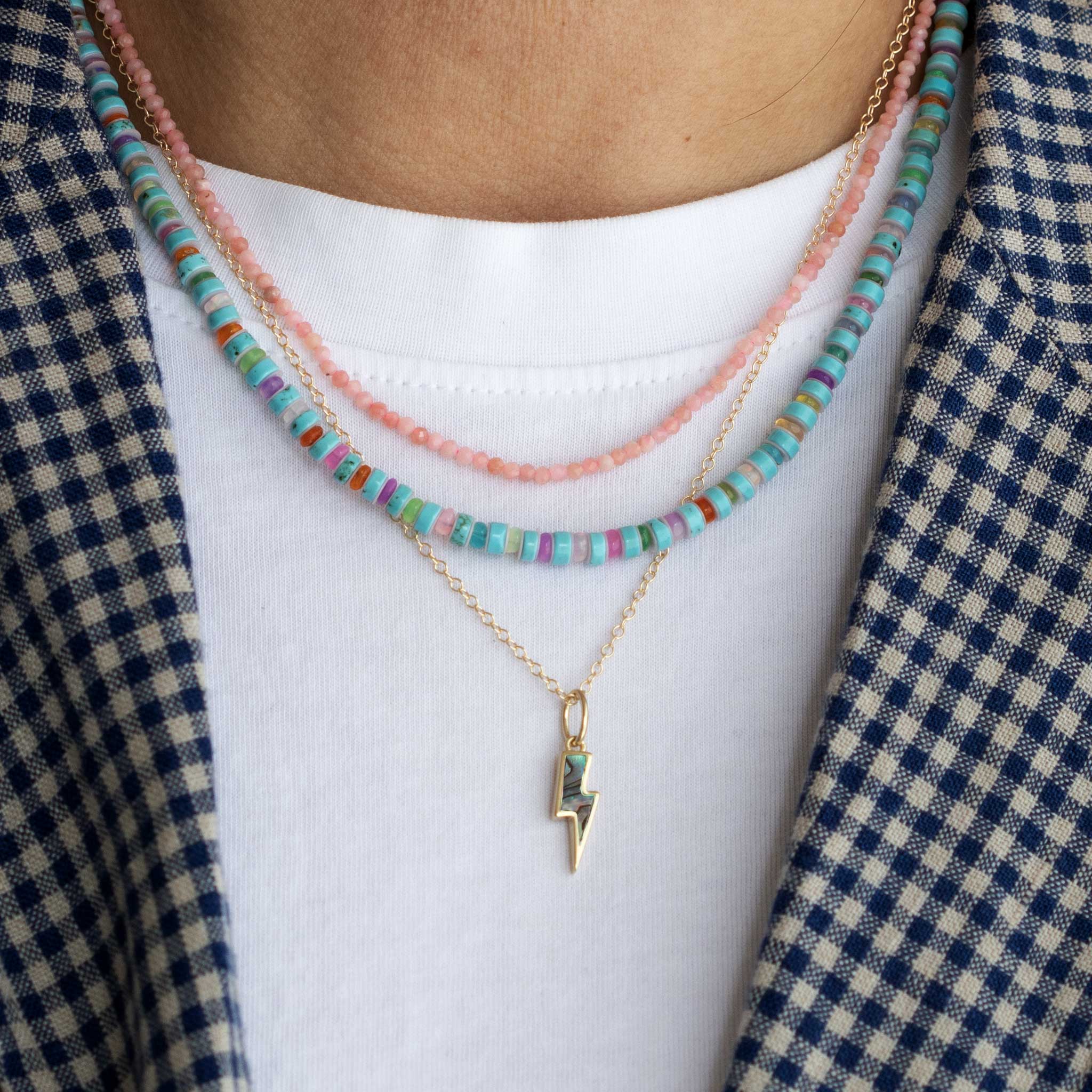 Petite Gemstone Beaded Necklace