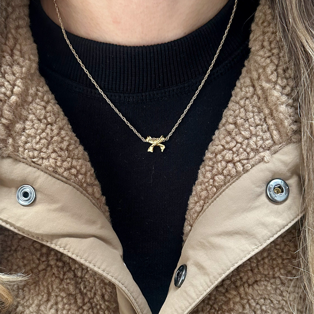 Bow Charm Necklace