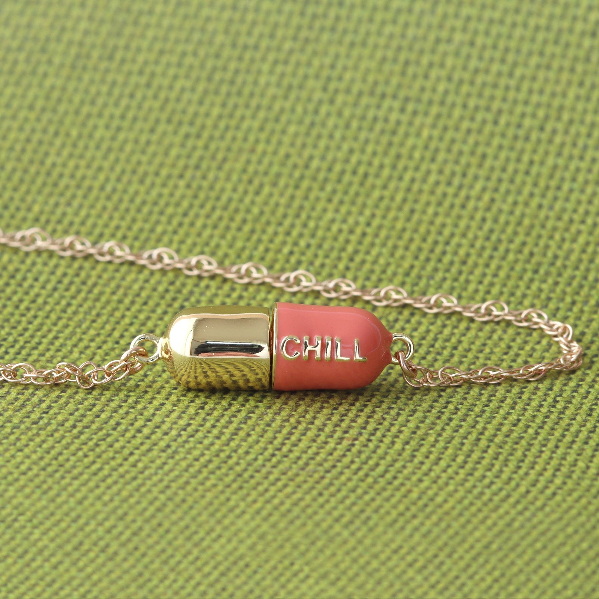 Big Chill Pill Chain Necklace