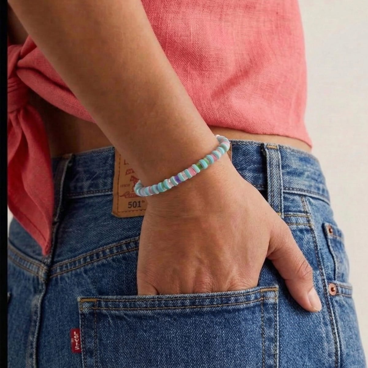 Turquoise and Multicolor Opal Bracelet