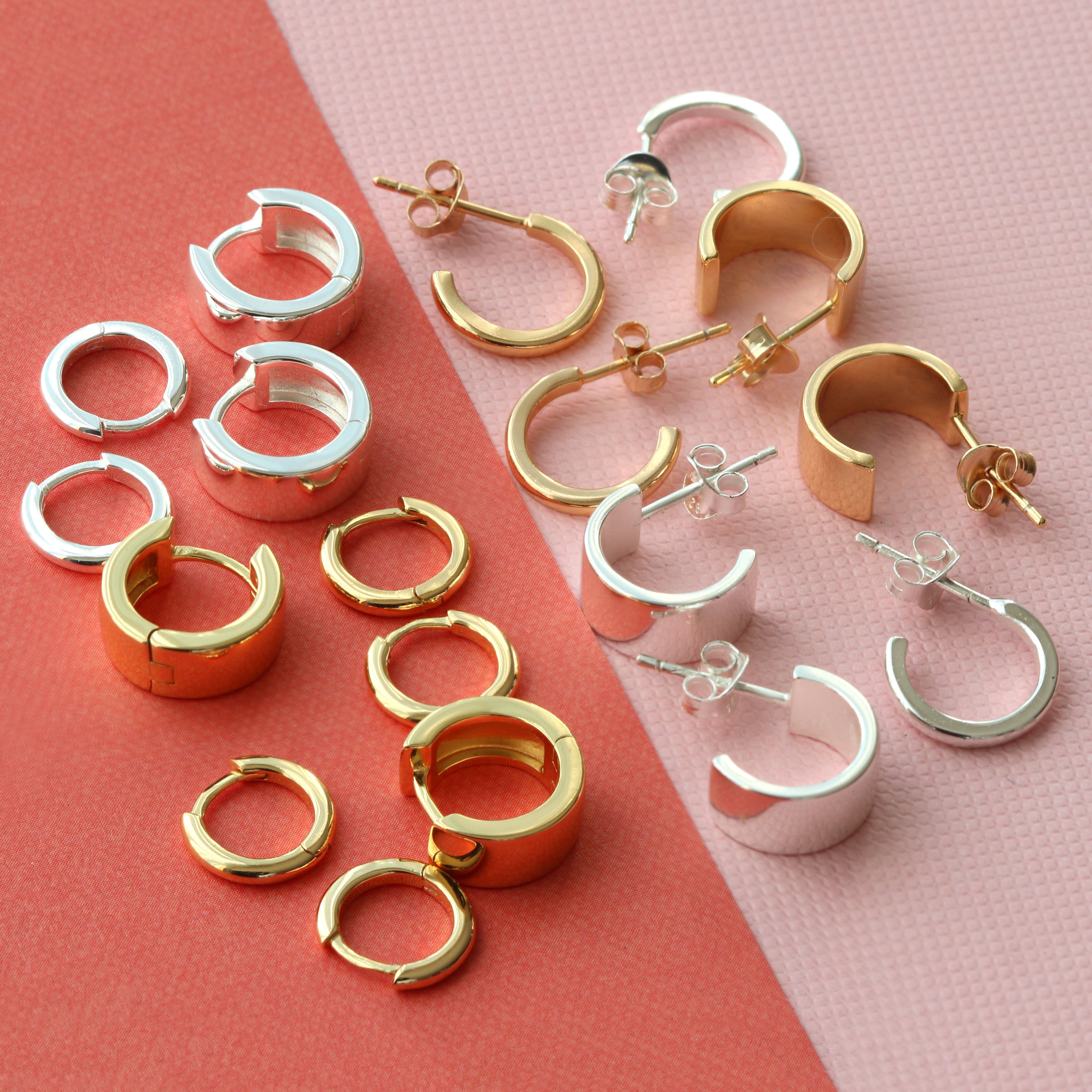 Classic Huggie Hoop Earrings