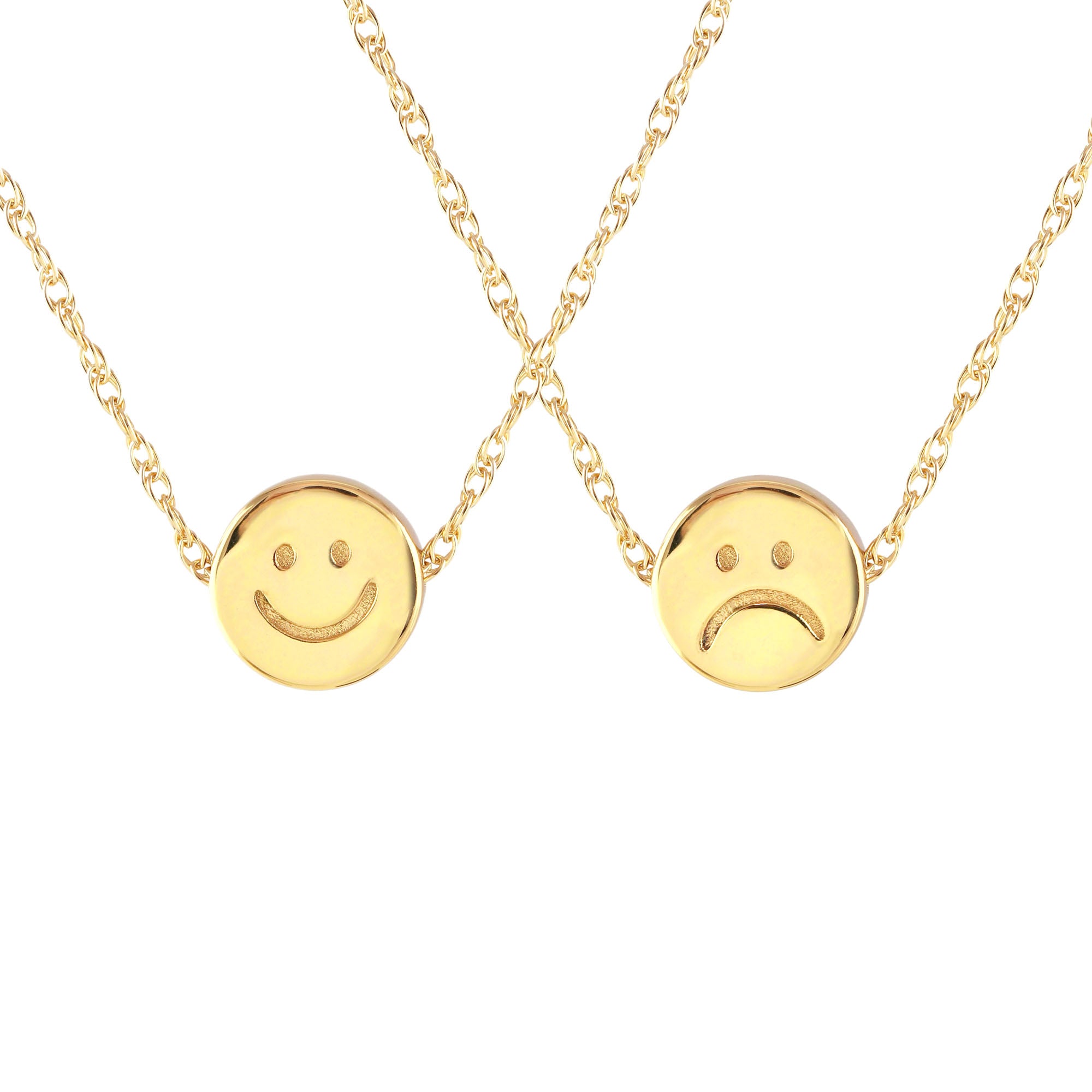 Happy Sad Chain Necklace