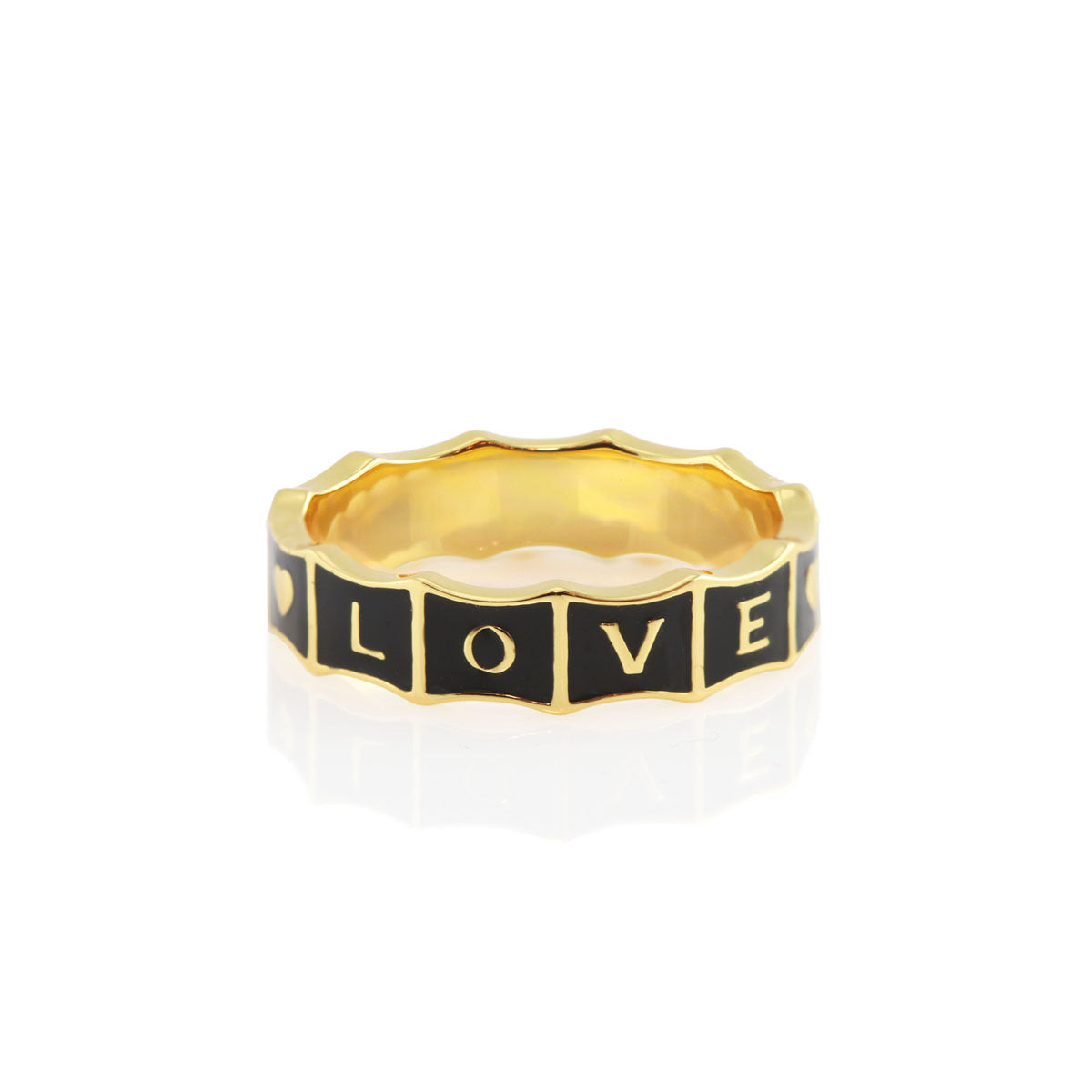 With Love Enamel Ring